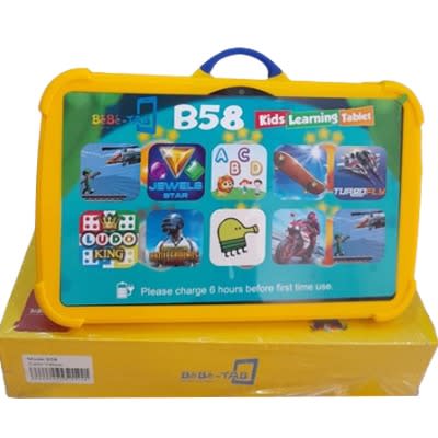 Tab B58 Android Kids Tablet - 7" - 32GB ROM - 2GB RAM - WiFi Support - 3000mAh - Yellow