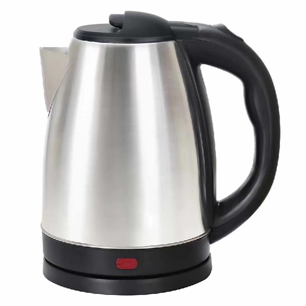 Cross-border e-commerce supply foreign trade export border trade cross-border wholesale 2.0L stainless steel electric kettle Silver gray