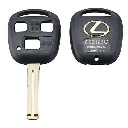 Replacement Shell Key Case For Lexus - Black
