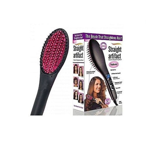 Ceramic Hair Straightening Brush /Electric Hair Straighner