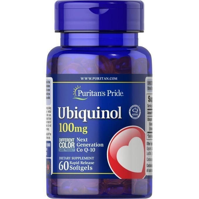 Puritan'S Pride Ubiquinol 100mg X60 Softgelss