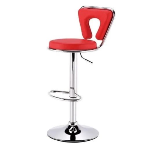 Adjustable Bar Stool - Red