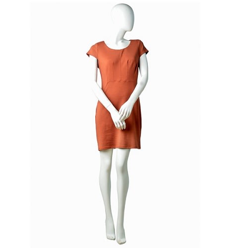 Women Mini Dress - Brown