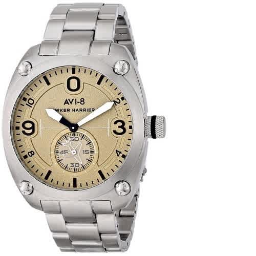 AVI-8 Men's AV-4026-12 Hawker Harrier II Analog Display Japanese Quartz Silver Watch