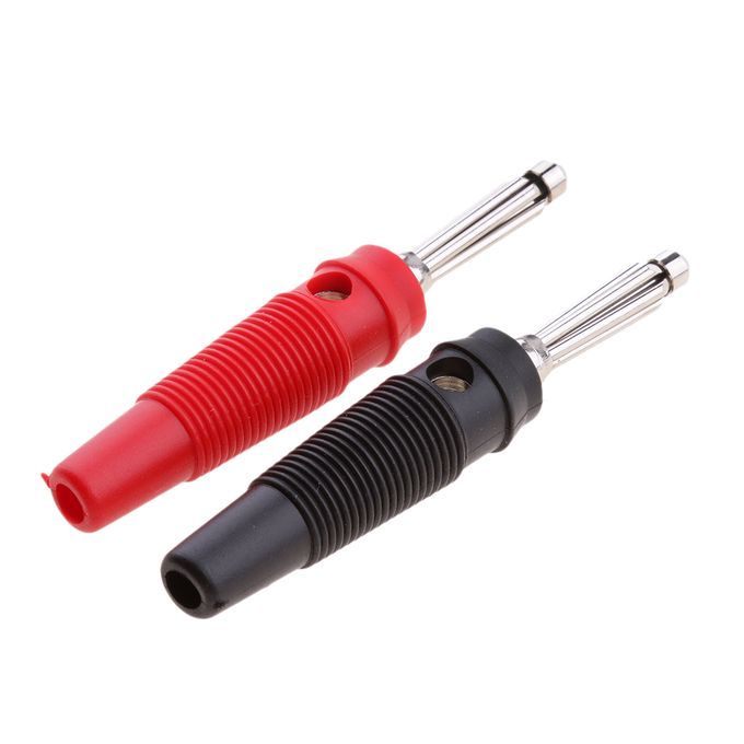 4mm Banana Plug Screw To Speaker Amplifier Binding Post Test Probes