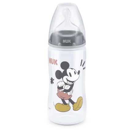 First Choice - Disney Mickey Mouse Temperature Control Bottle - 300ml - Grey