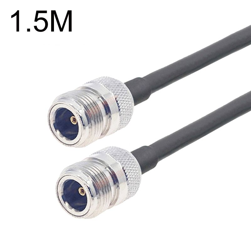 N Female To N Female RG58 Coaxial Cable, Cable Length:1.5m
