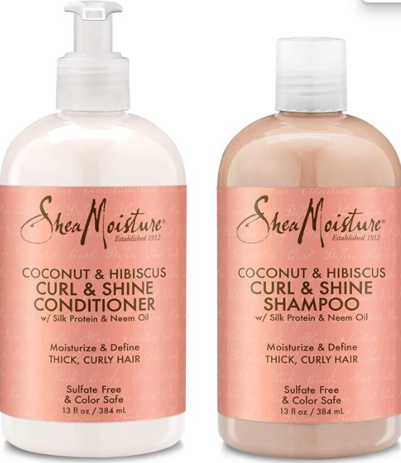 Coconut & Hibiscus Curl & Shine Shampoo & Conditioner Set