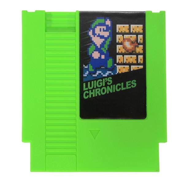 Luigi's Chronicles 72 Pin 8 Bit Game Card Cartridge
