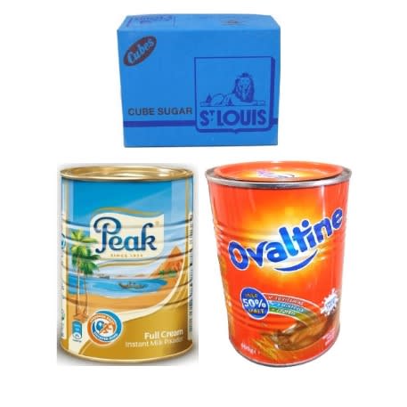 Peak Milk - 380g / St. Louis Sugar And Ovaltine - 400g