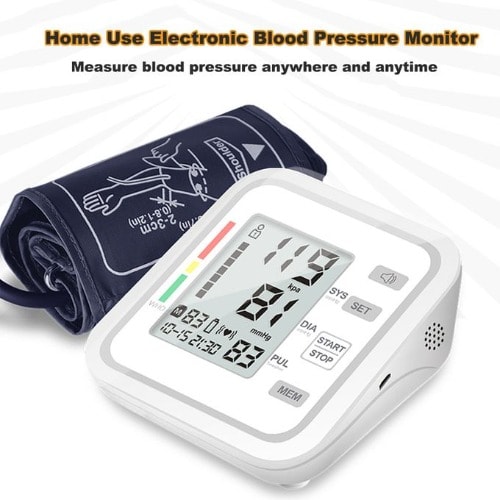 Upper Arm Digital Blood Pressure Monitor With Voice Broadcast
