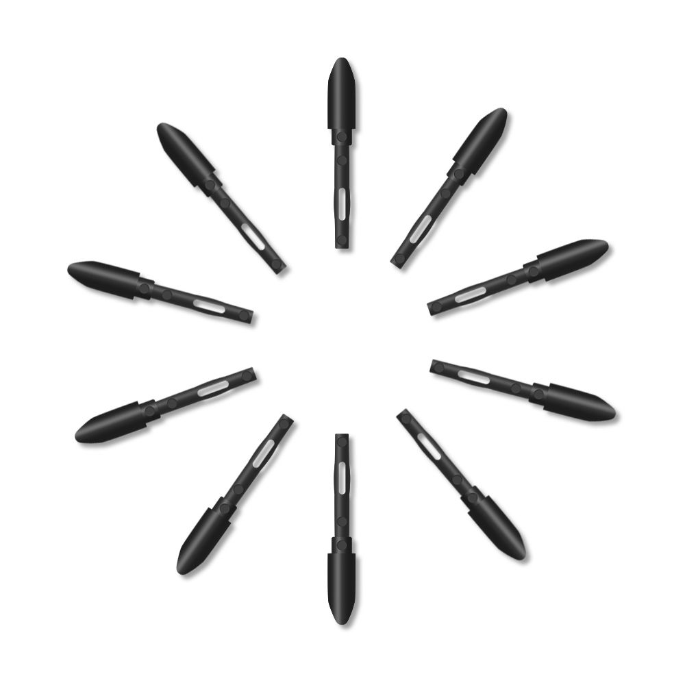 PN04 10pcs Replacement Pen Nibs Graphics Tablet Pen