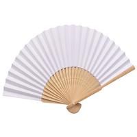 Fan Solid Crafts Fan Dance Folding Held Silk Held 1pc Fan Party Home Folding Hand Hand Wedding Color Lace Pattern Decoration