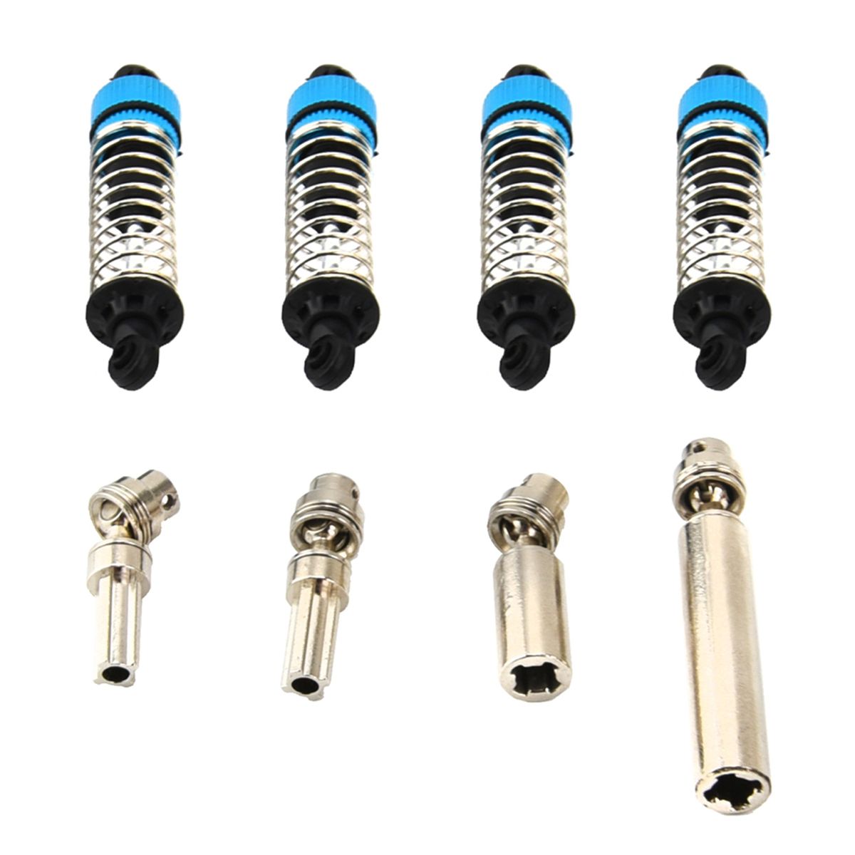 4pcs Alloy Shock Absorber And Alloy Drive Shaft Upgrade For