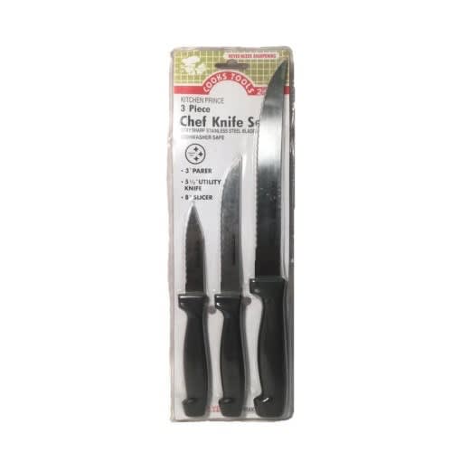 Cooks Tools - 3 Piece Chef Knife