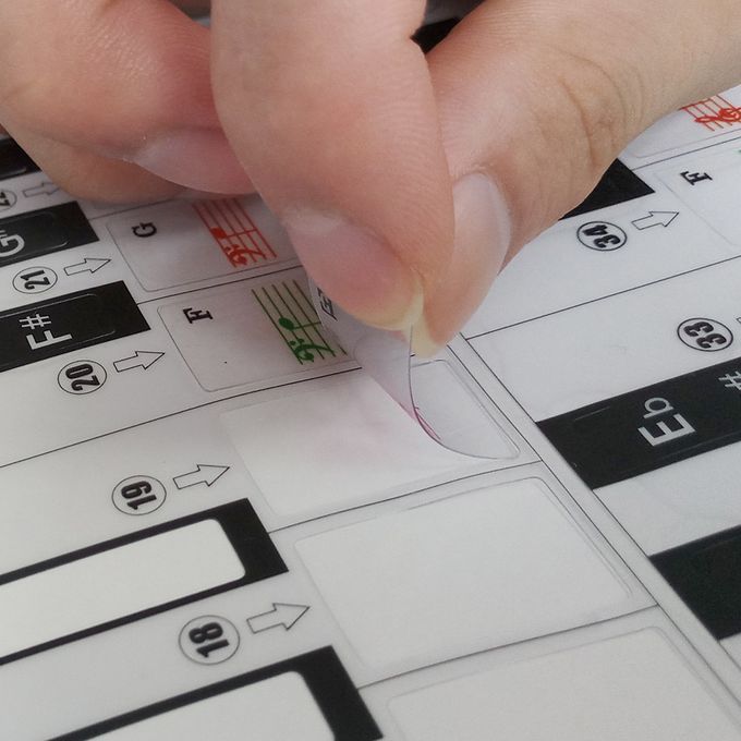 Removable Piano Keyboard Stickers For 37/ 49/ 61/ 88 Keys