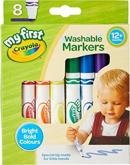 My First Washable Markers - 8pcs