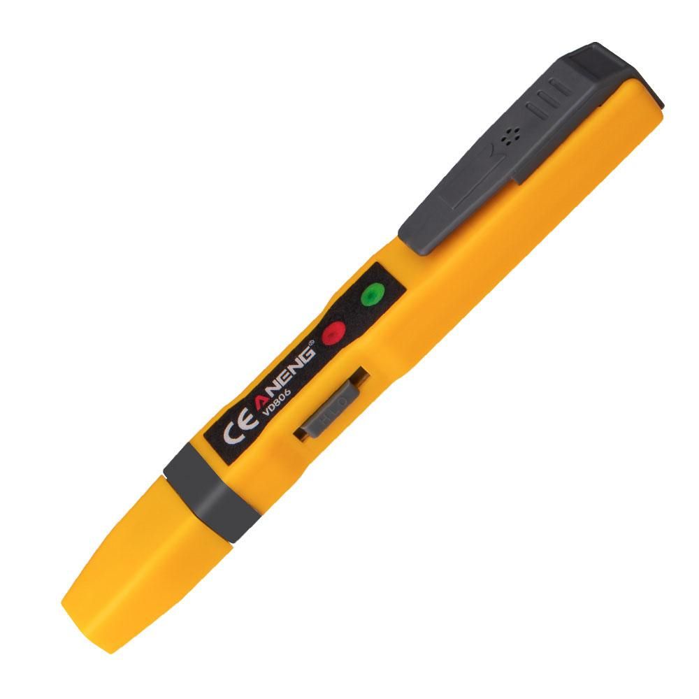 ANENG VD806 Electric Voltage Tester Multifunctional Non-contact Pen Tester AC/DC Voltage Detector Electric Continuity Battery Test Pencil with Sound Light Alarm