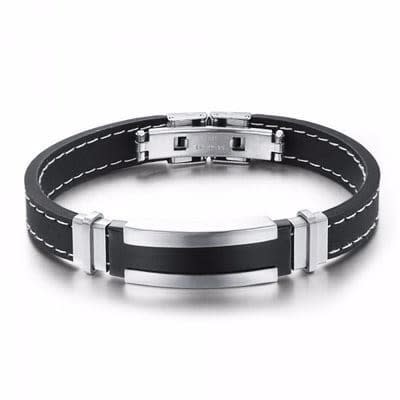 Stainless Steel Black Bracelet