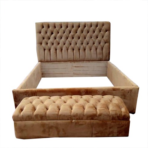 Nubuck Upholstered Bed
