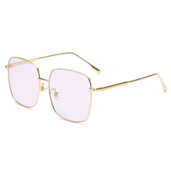 Metal Large Frame Sunglasses