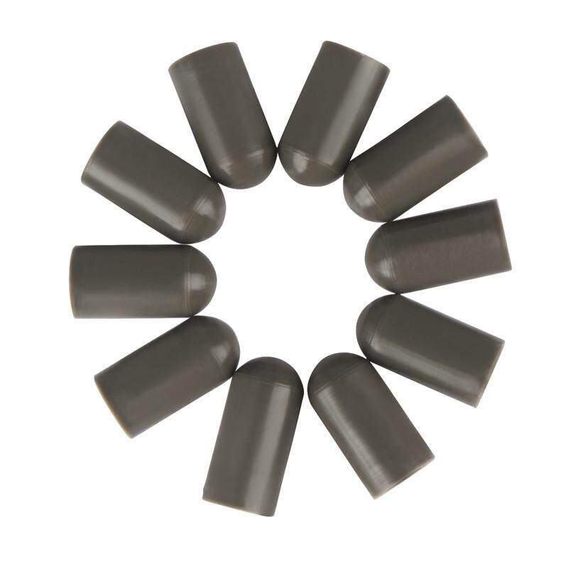 10 Pcs/Set Silicone Drum Stick Rubber Sleeve Red/Coffee Drumstick Rubber Case Parts Accessories For Percussion Instruments Drum Coffee (coffee)