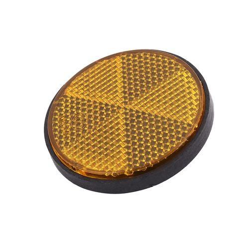 2 X 2inch Round Orange Reflectors Universal For Motorcycles