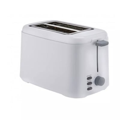Plastic 2 Slice Toaster - 800w - White