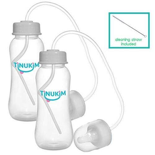 Self Feeding Baby Bottle With Tube - 9oz
