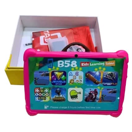 Tab B58 Android Kids Tablet - 7" - 32GB ROM - 2GB RAM - WiFi Support - 3000mAh - Pink