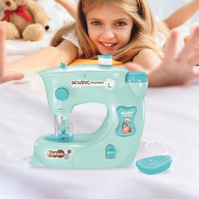 Children Sewing Machine Home Appliance Electric For Household Blue
