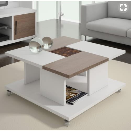 Coffee Table Alana 8080 White Fosco