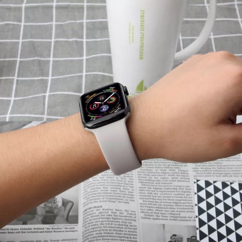 Silicone Straps For iWatch - 44mm - Grey
