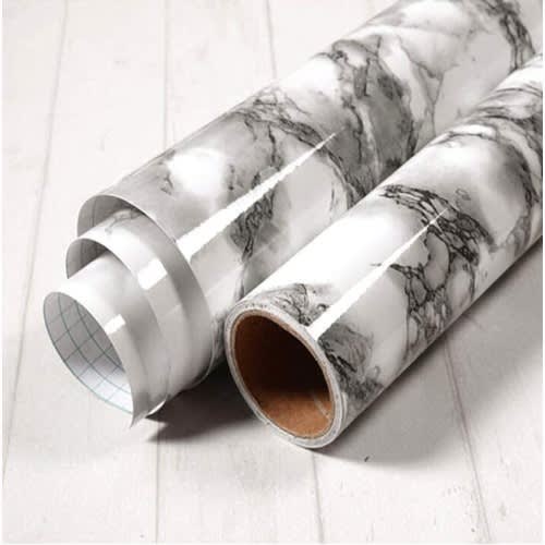 Multipurpose Self Adhesive Marble Design Wallpaper / Kitchen Wall Sticker - 60cm X 50m