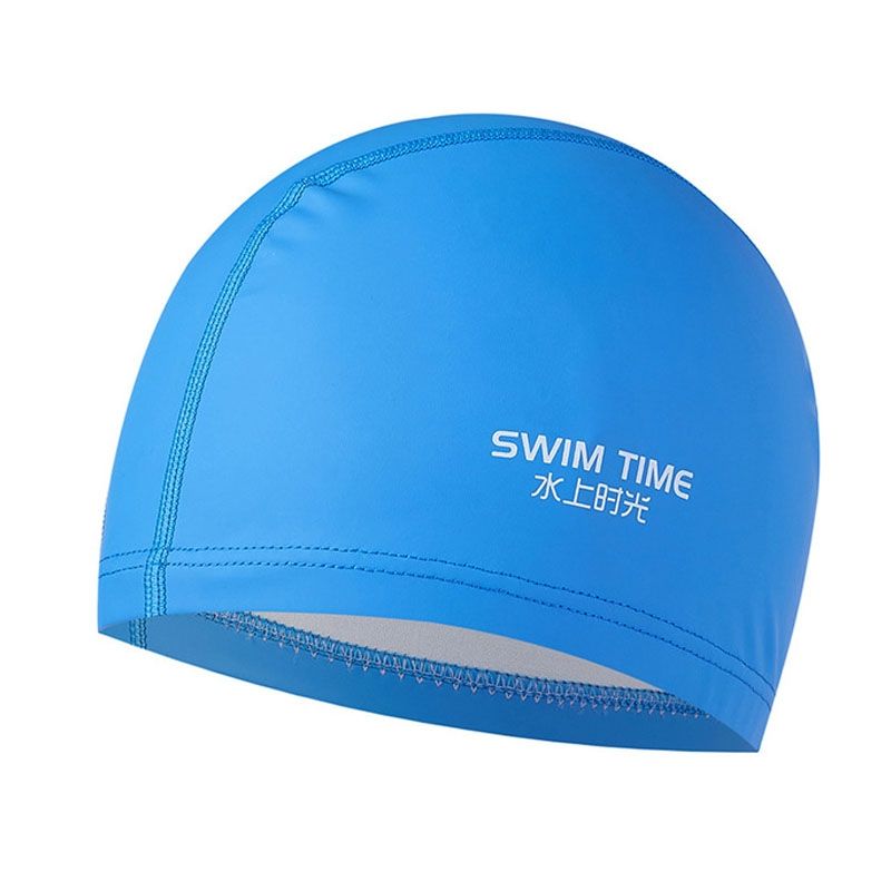 PU Coated Waterproof Enlarged Swimming Cap