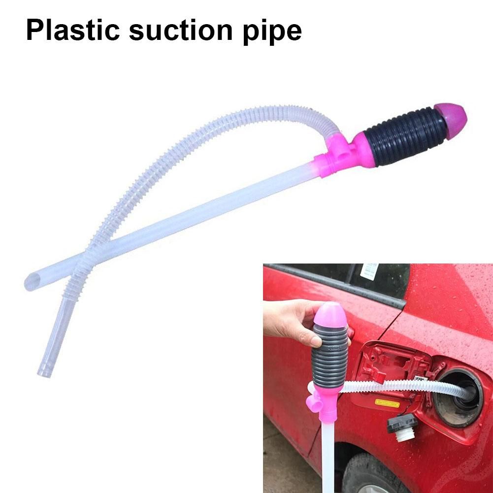 Manual Car Pumping Suction Oil Tube Pipe Plastic Portable
