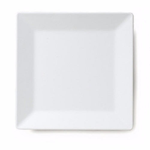 12 Pcs Squared Flat Food Plate Set + Free Gift
