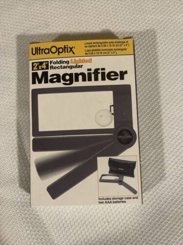 Rectangular Magnifier With Led Light