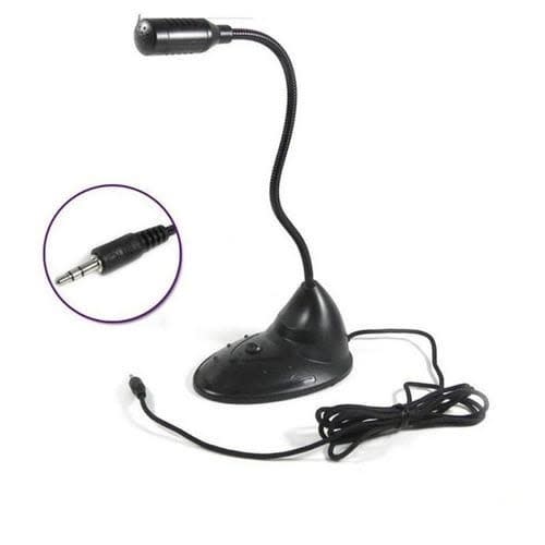 Plug And Play 3.5mm Desktop Microphone Compatible With Pc/MP3/CD/Game