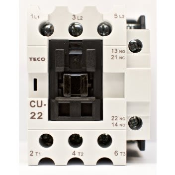 Ac Magnetic Contactor Cu-22 Non-reversing 3 Poles, 21A, 230V, 50/60Hz