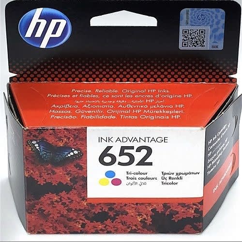 Original Hp 652 Ink Advantage Cartridge Tri-colour (f6v24ae)