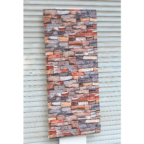 Brick Pattern Wallpaper - 5.3m2 - Multicolor