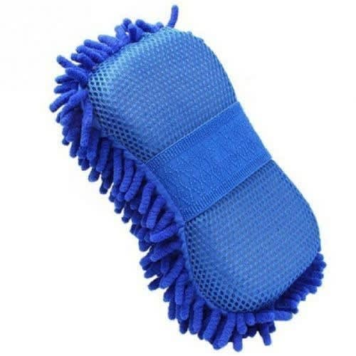 Super Microfibre Car Wash Sponge - Blue