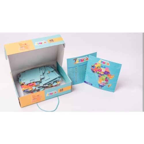 Fill In The Map Africa Puzzle - 48 Pieces