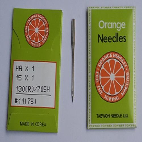 Orange Needle HA  x  1  - Size 11 - 10 pieces