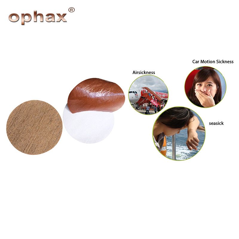 OPHAX Sickness Relaxation Patch Motion Travel Anti Dizziness 8Pcs/4bags Relief Carsickness Airsickness/Seasickness/