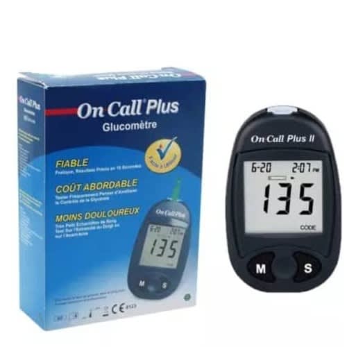 On Call Plus II Glucose Monitoring System - 25 Test Strips
