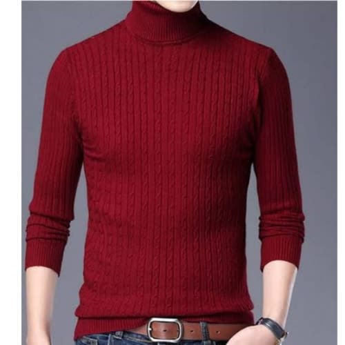 Turtle Neck Long Sleeve Shirt