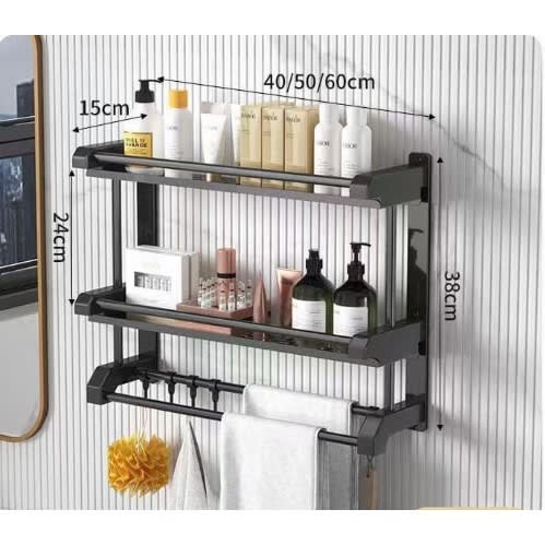 Multifunction 2 Layer Steel Shelf
