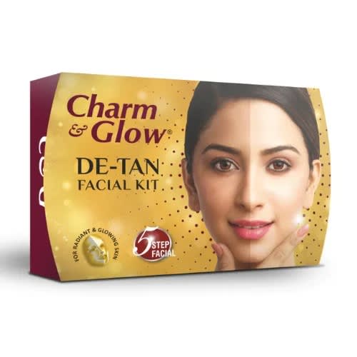 De-tan Facial Kit With 5 Steps Facial For Radiant And Glowing Face (Pack Of 12)